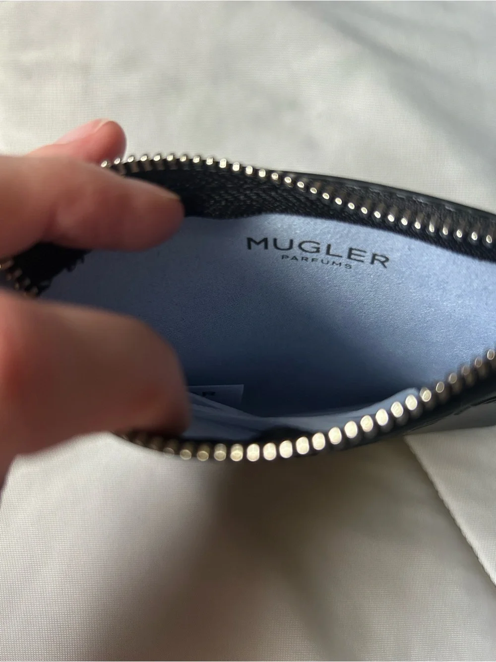 Thierry Mugler zippered pouch